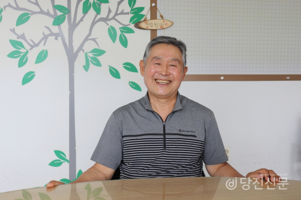 손사랑 봉사단 서종성 단장(73) ⓒ당진신문 이혜진 기자