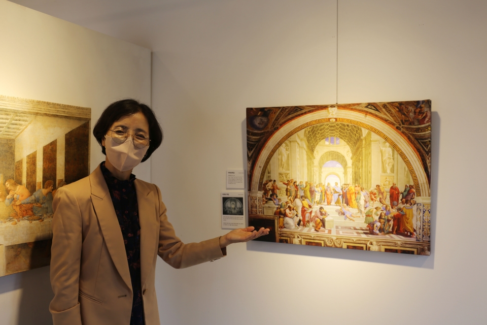 한국도량형박물관의 박부연 큐레이터 ⓒ당진신문 이혜진 기자