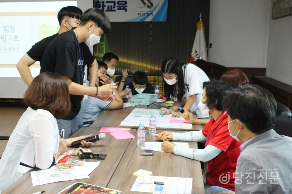 고대중학교 마을협의회 활동 모습 ⓒ당진신문 김정아 시민기자