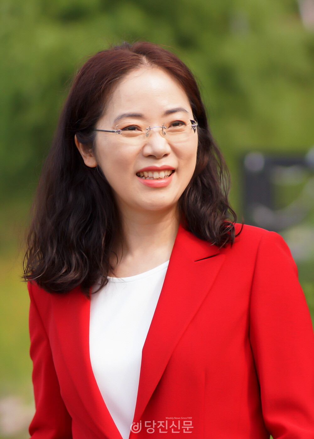 제22대 국회의원 선거 출마를 선언한 박서영 부위원장. ⓒ박서영 제공