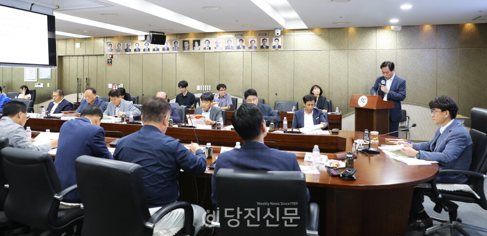발전소 주변지역 지원사업 장기계획 수립을 위한 착수보고회가 지난 6일 당진시청 소회의실에서 개최됐다. ⓒ지나영