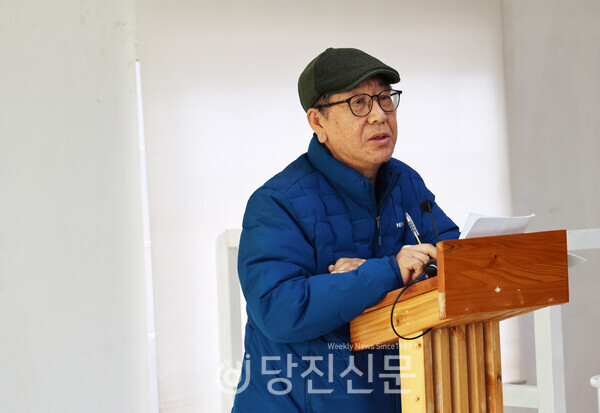 김추윤 이학박사가 ‘쌍매당 이첨의 문화유산’을 주제로 발표했다. ⓒ조혜미